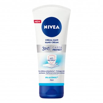 Nivea Crema Mani 3in1 Nutre e Protegge Con Effetto Antibatterico -