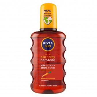 Nivea Sun Olio Spray Abbronzante con Carotene e Vitamina E SPF 6 -
