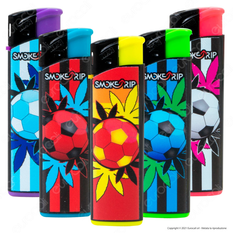 SmokeTrip Accendini Elettronici Ricaricabili Fantasia Football - 5