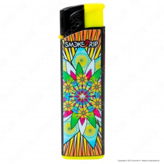SmokeTrip Accendini Elettronici Ricaricabili Fantasia Mandala - Box