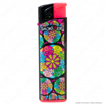 SmokeTrip Accendini Elettronici Ricaricabili Fantasia Mandala - Box