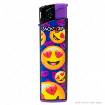 SmokeTrip Accendini Elettronici Ricaricabili Fantasia Emoticon - 5