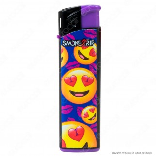 SmokeTrip Accendini Elettronici Ricaricabili Fantasia Emoticon - 5