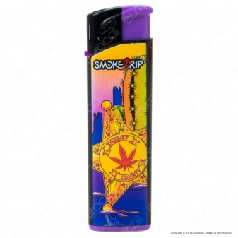 SmokeTrip Accendini Elettronici Ricaricabili Fantasia Far West - Box
