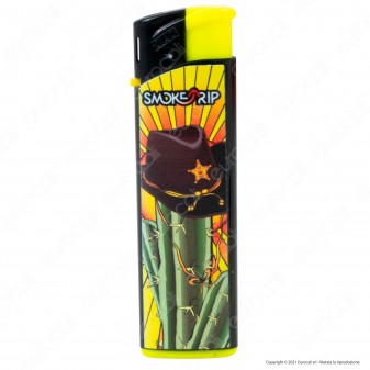 SmokeTrip Accendini Elettronici Ricaricabili Fantasia Far West - Box