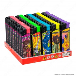 SmokeTrip Accendini Elettronici Ricaricabili Fantasia Far West - Box