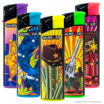 SmokeTrip Accendini Elettronici Ricaricabili Fantasia Far West - 5