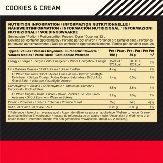 Optimum Nutrition Gold Standard 100% Whey Proteine Isolate Polvere