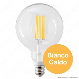 Life Lampadina LED E27 18W Globo G125 Filamento Dimmerabile - mod. 39.922196CD3