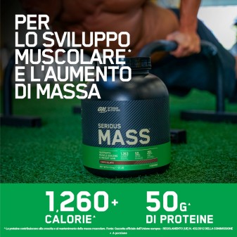 Optimum Nutrition Serious Mass Proteine Whey in Polvere per Sviluppo