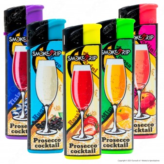 SmokeTrip Accendini Elettronici Ricaricabili Fantasia Prosecco