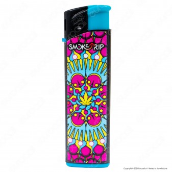 SmokeTrip Accendini Elettronici Ricaricabili Fantasia Mandala Leaves