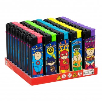 SmokeTrip Accendini Elettronici Ricaricabili Fantasia Fat Heroes 1 -