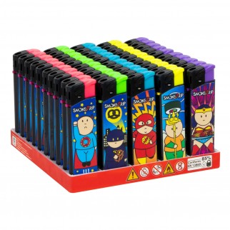 SmokeTrip Accendini Elettronici Ricaricabili Fantasia Fat Heroes 1 -