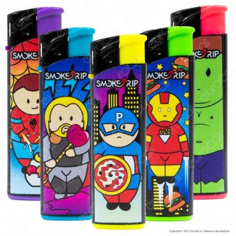 SmokeTrip Accendini Elettronici Ricaricabili Fantasia Fat Heroes 2 -