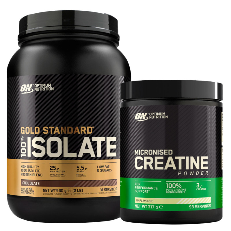 Optimum Nutrition Proteine e Creatina Gold Standard 100% Isolate