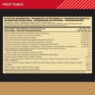 Optimum Nutrition Gold Standard Pre-Workout Energy Shot Limone e Lime