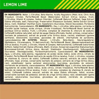 Optimum Nutrition Gold Standard Pre-Workout Energy Shot Limone e Lime
