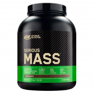 Optimum Nutrition Proteine Whey Serious Mass Cioccolato 2,73kg e Gold