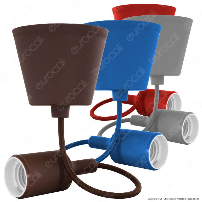 V-TAC VT-7228 Lampadario con Portalampada per Lampadine E27 Colorato