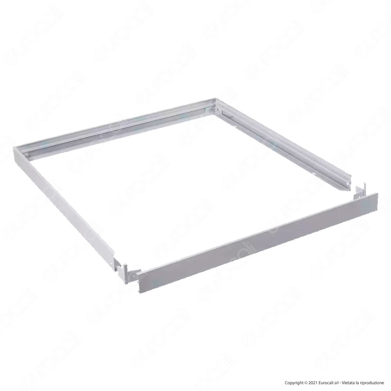 V-Tac Supporto Bianco in Plastica per Montaggio Esterno Pannelli LED