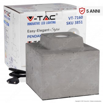 V-TAC VT-7160 Lampada da Tavolo con Portalampada per Lampadine E27