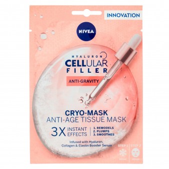 Nivea Hyaluron Cellular Filler Maschera Viso Anti-Rughe in Tessuto