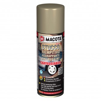Macota Spray Stucco Riempitivo Aggrappante Antiruggine Carteggiabile