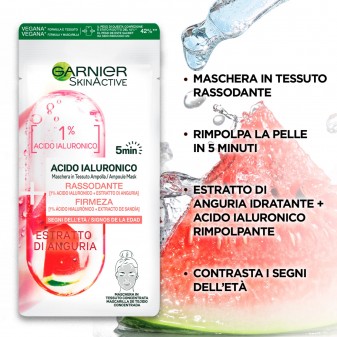 Garnier SkinActive Acido Ialuronico Maschera in Tessuto Ampolla