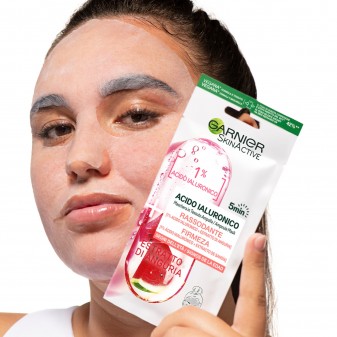 Garnier SkinActive Acido Ialuronico Maschera in Tessuto Ampolla
