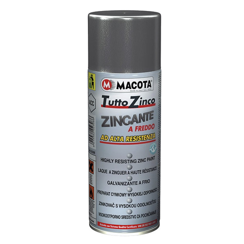 Vernice Spray Macota Tutto Zinco - Zincante a Freddo Antiruggine