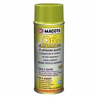 Vernice Spray Macota Ori e Argento - Smalto ad Alto Potere di