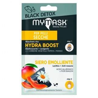 MyMask Black Detox Trattamento Elasticizzante e Levigante Maschera