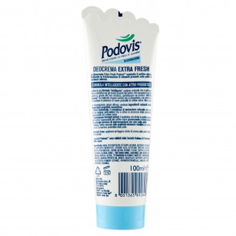 Podovis Deocrema Extra Fresh Azione Anti Odore con Avena - Flacone da