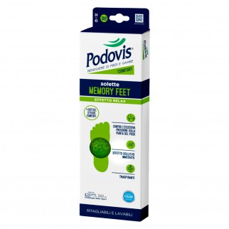 Podovis Solette Memory Feet Taglia Unica 24/45 - Confezione da 1 Paio
