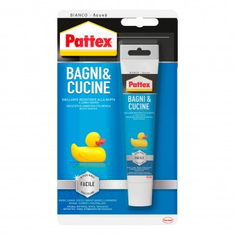 Pattex Bagni e Cucine Sigillante Resistente alla Muffa a Lunga Durata