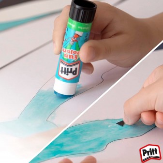 Pritt Stick Fun Colors Colla Colorata - 4 Stick da 10g