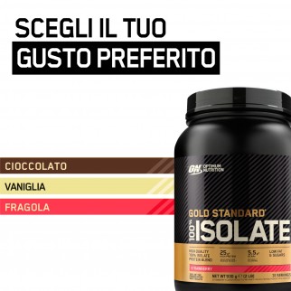 Optimum Nutrition Gold Standard 100% Isolate Proteine in Polvere con