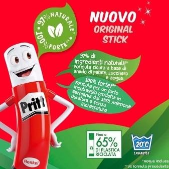 Pritt Original Stick Colla Trasparente - 1 Flacone da 11g