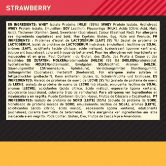 Optimum Nutrition Gold Standard 100% Isolate Proteine in Polvere con