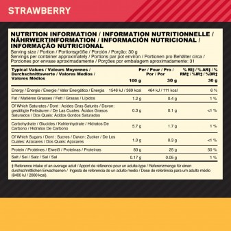 Optimum Nutrition Gold Standard 100% Isolate Proteine in Polvere con
