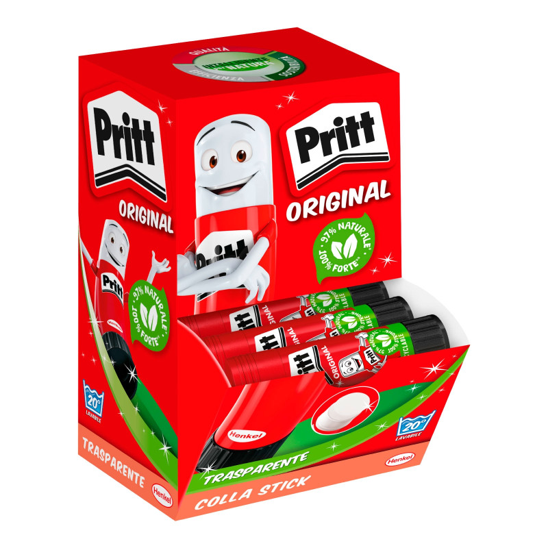 Pritt Original Stick Colla Trasparente - Confezione da 15 Flaconi da
