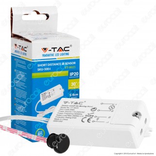 V-Tac VT-8025 Sensore a Infrarossi Attivazione Tramite Movimento