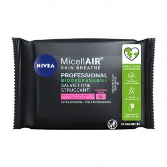 Nivea Micellair Skin Breathe Professional Salviettine Struccanti con