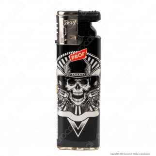 Accendini Turboflame Maxi Prof Skulls - Serie da 5 Accendini