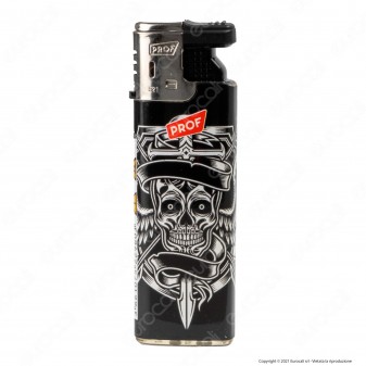 Accendini Turboflame Maxi Prof Skulls - Serie da 5 Accendini