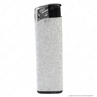 Accendini Electronic Maxi Prof Fantasia Glitter - Serie da 5