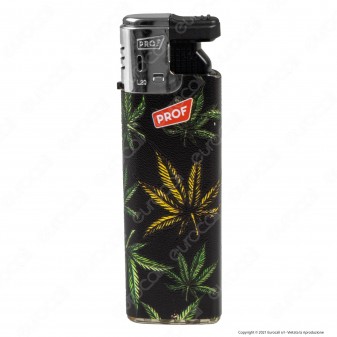 Accendini Turboflame Maxi Prof Fantasia Golden Leaves - Serie da 5