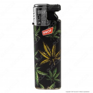 Accendini Turboflame Maxi Prof Fantasia Golden Leaves - Serie da 5