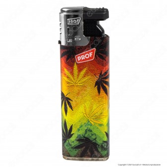 Accendini Turboflame Maxi Prof Fantasia Golden Leaves - Serie da 5